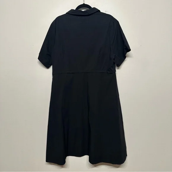 NWT Disturbia Fenrir Midi Shirt Dress Black 16 - Picture 6 of 11